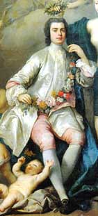 Le castrat Farinelli (1705-1782) en 1735 ca.