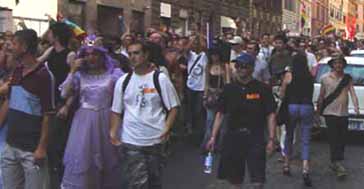 Il corteo del Gay Pride di Roma - Foto G. Dall'Orto