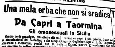 Il titolo dell'articolo qui trascritto