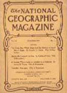 Copertina del ''National geographcic, 1909.