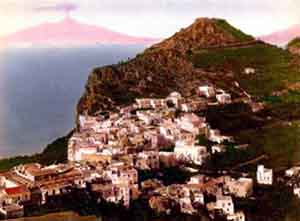 Capri all'inizio del secolo. Foto colorata a mao [Collezione G. B. Brambilla]