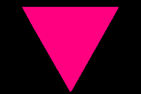 Il triangolo rosa, indossato nei lager dai deportati in base al presente articolo.