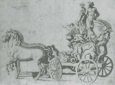 Giorgio Vasari, Progetto di carro allegorico